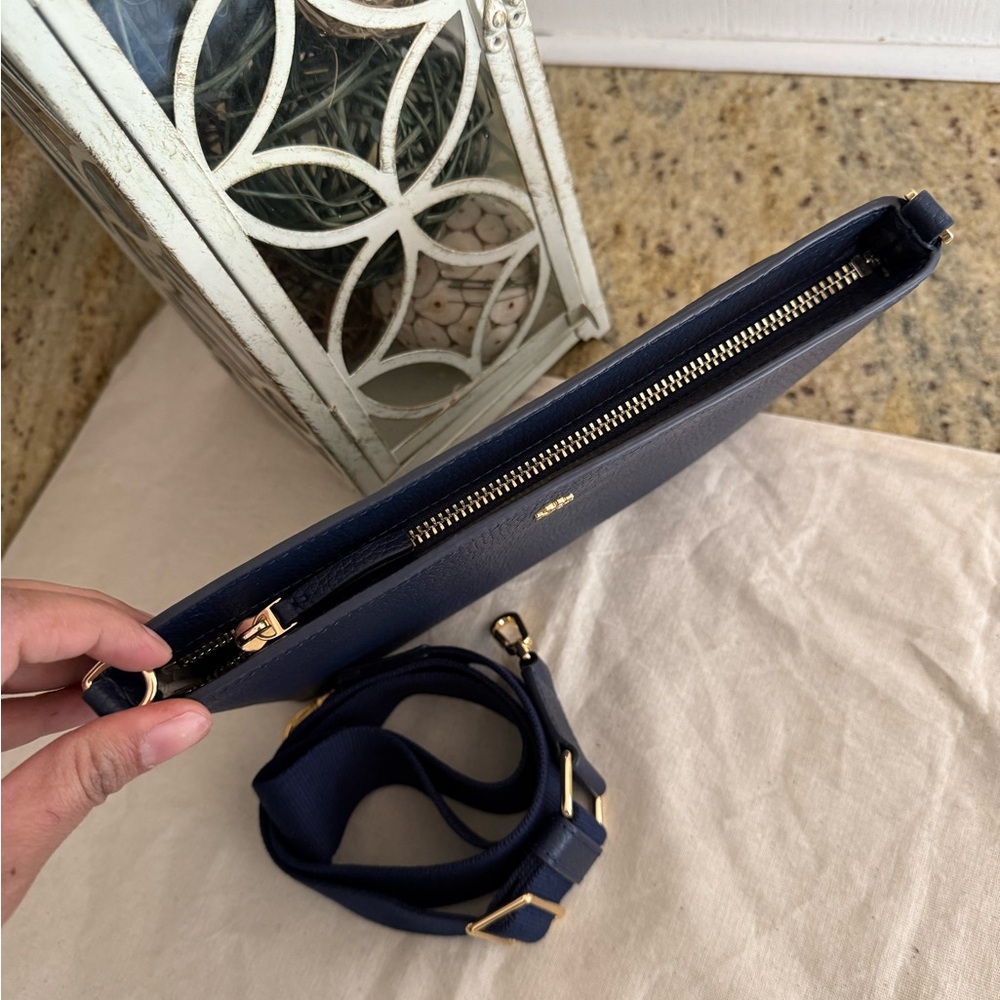 New Tory Burch BLAKE SWINGPACK  TORY NAVY - Picture 7 of 9